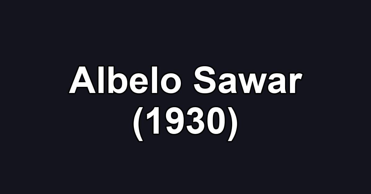 Albelo Sawar (1930)