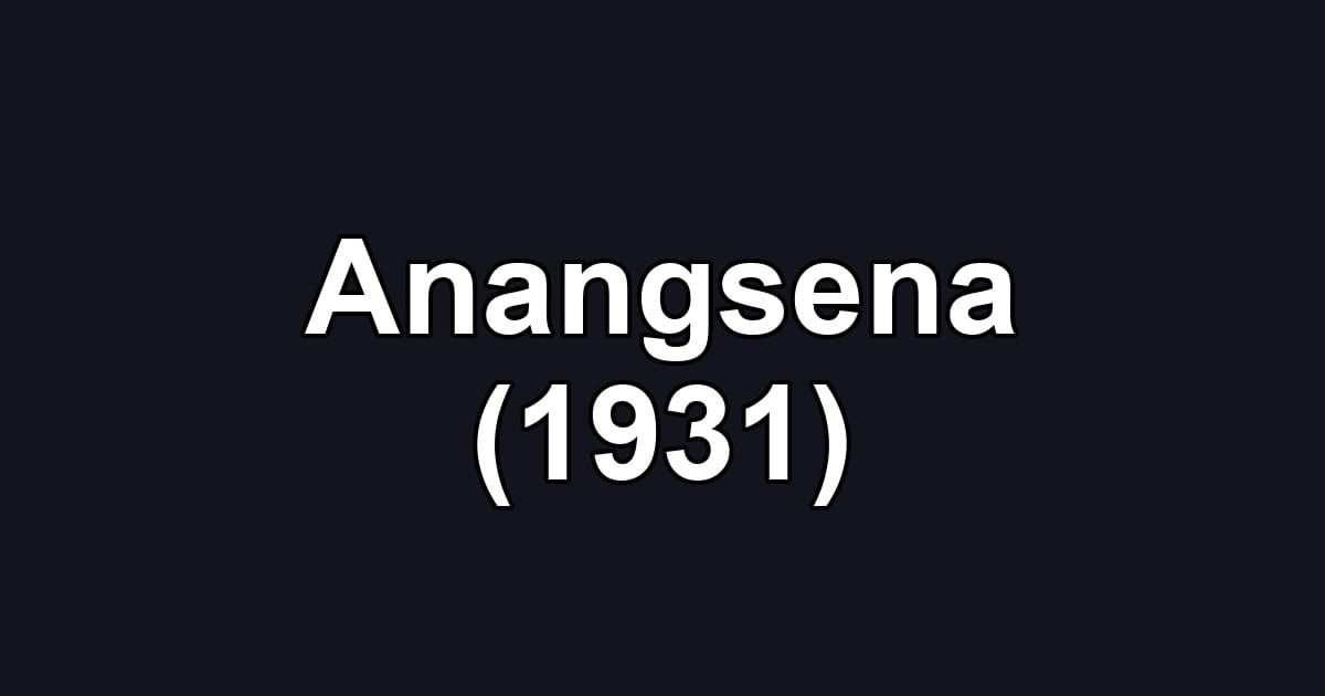 Anangsena (1931)