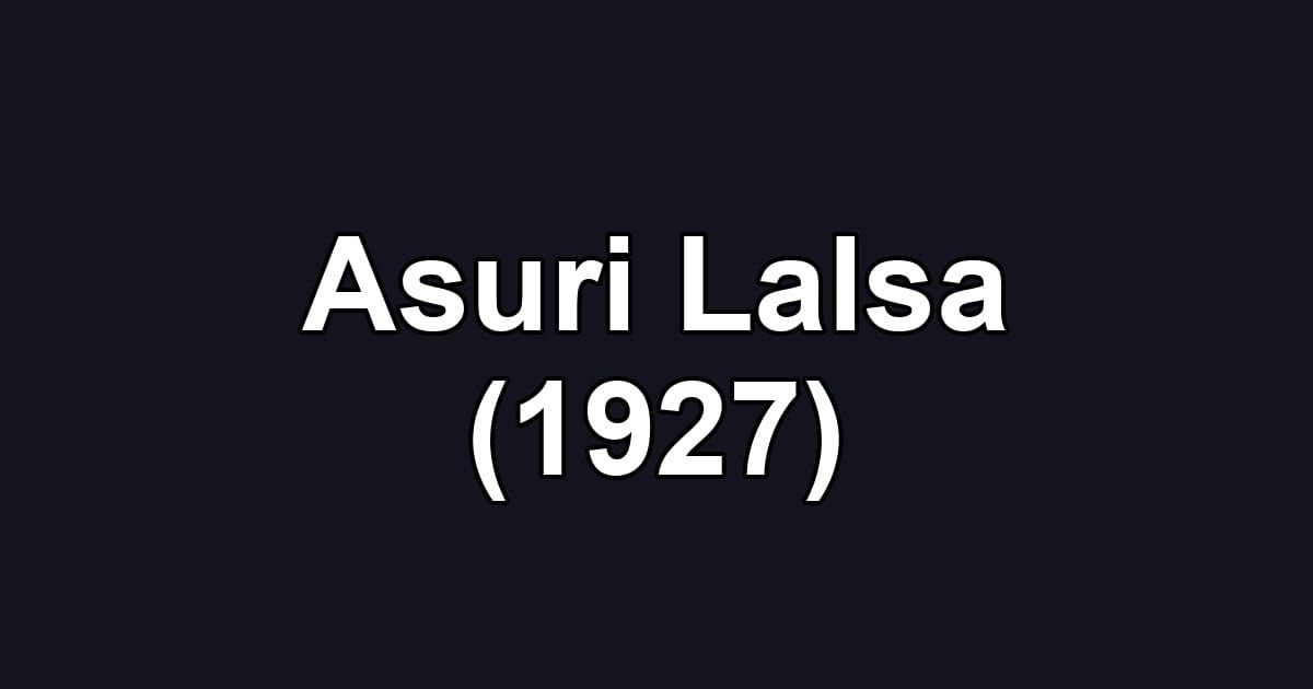 Asuri Lalsa (1927)