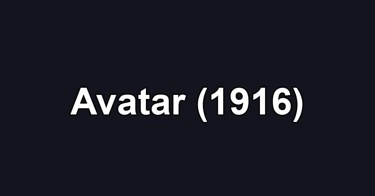 Avatar (1916)