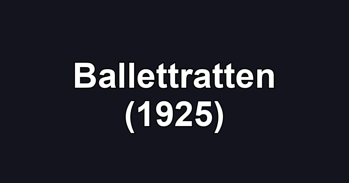 Ballettratten (1925)