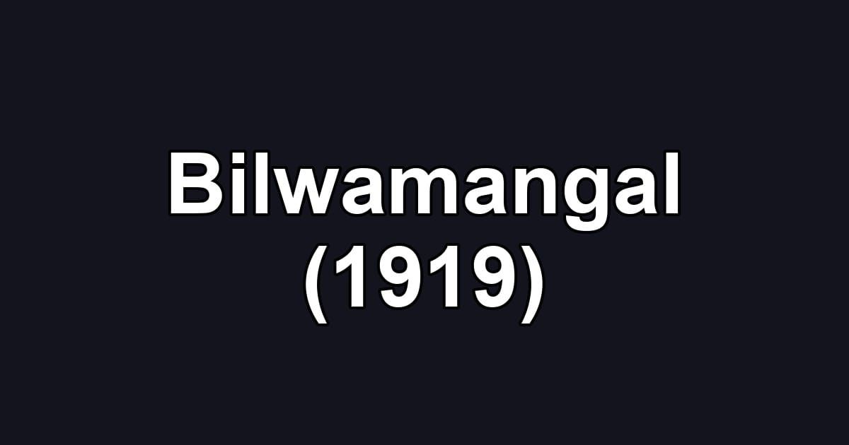 Bilwamangal (1919)
