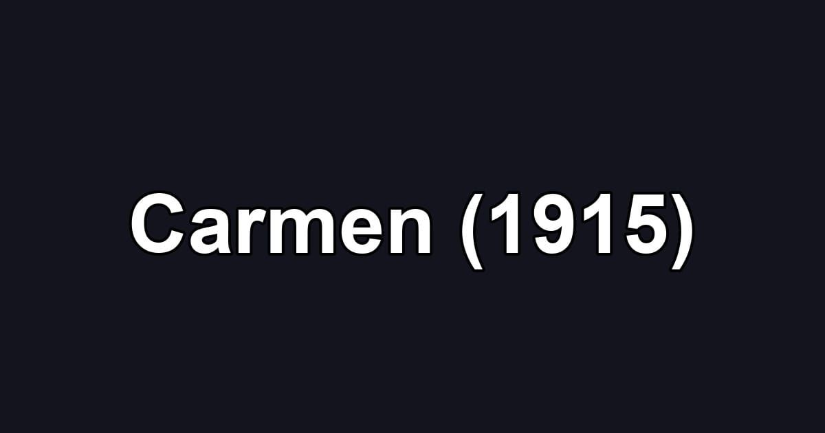 Carmen (1915)