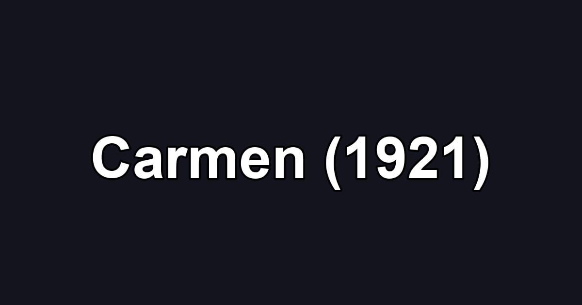 Carmen (1921)