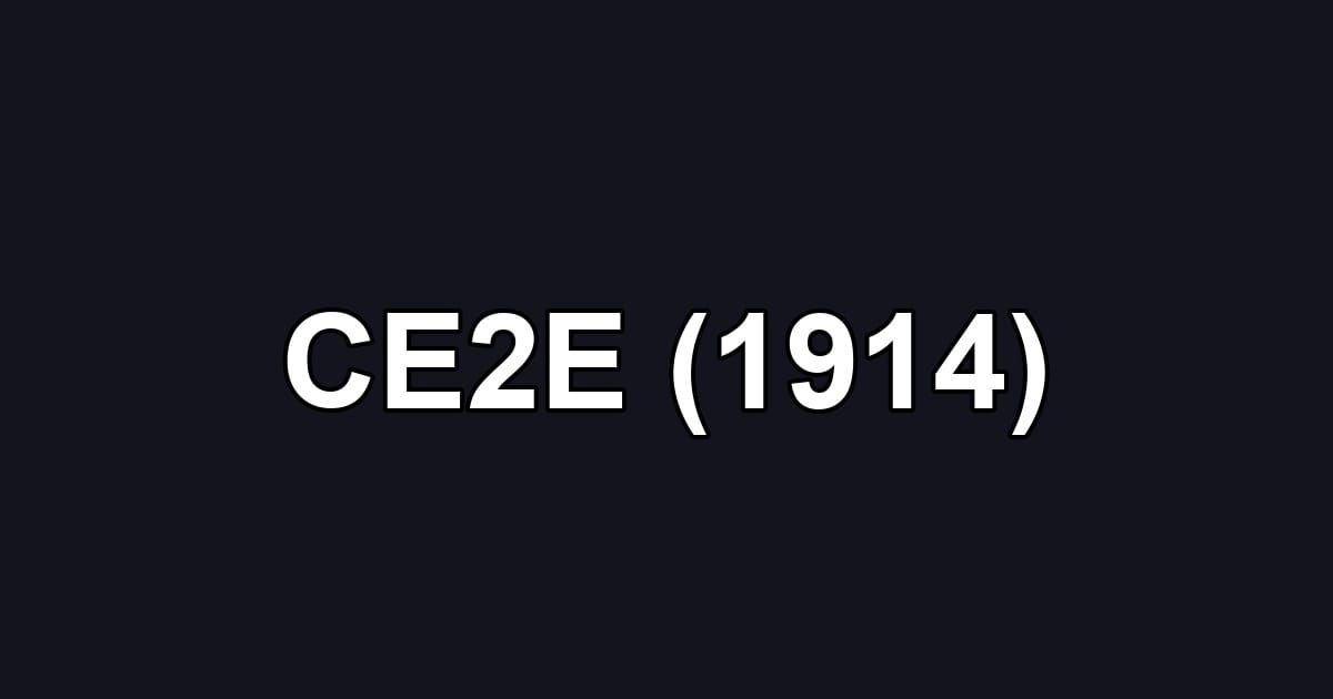 CE2E (1914)