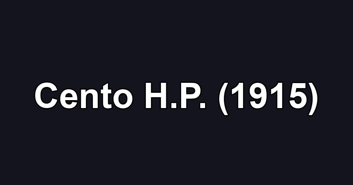 Cento H.P. (1915)