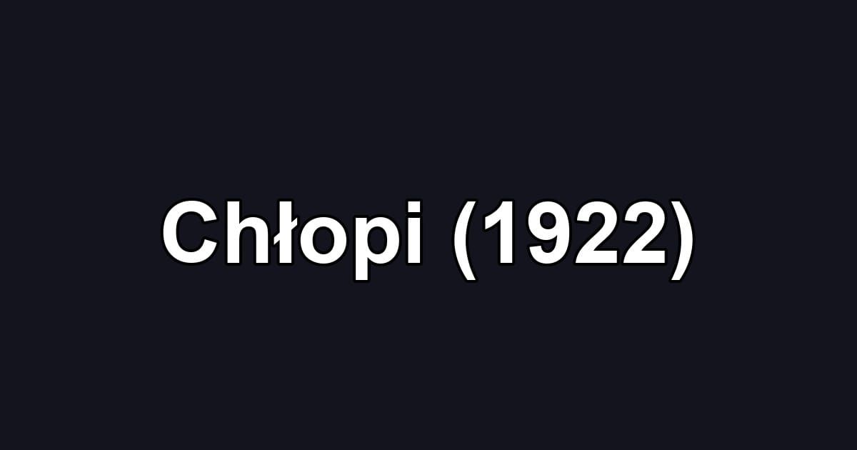Chłopi (1922)