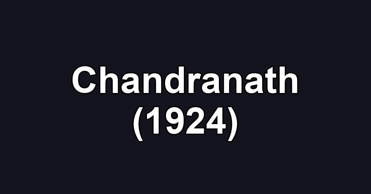 Chandranath (1924)
