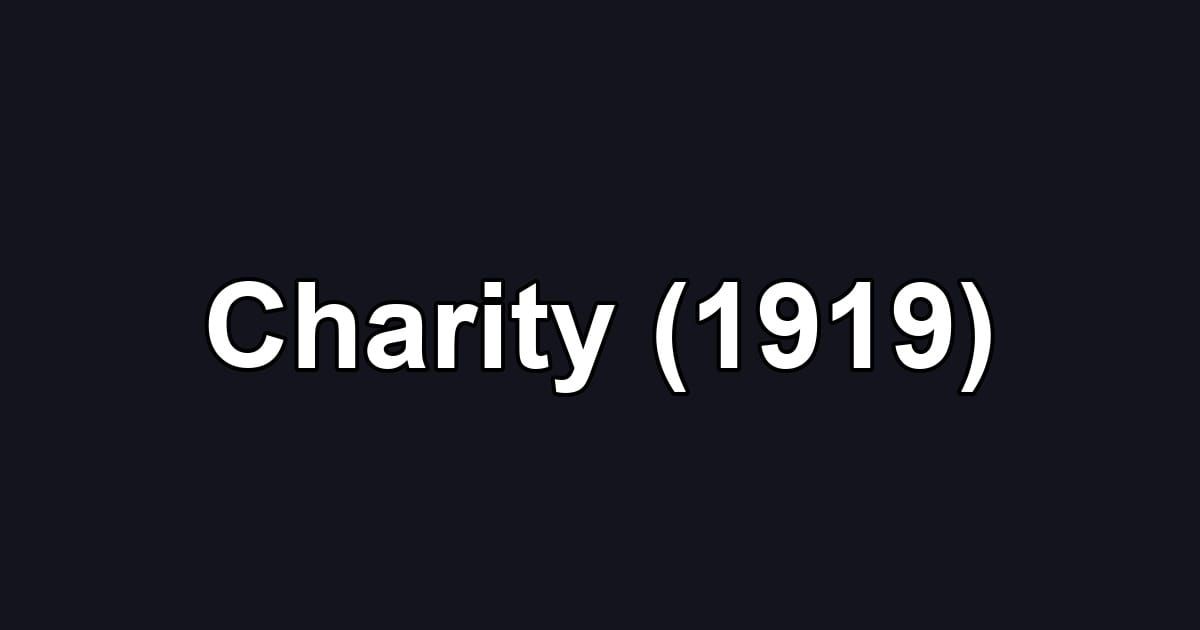 Charity (1919)