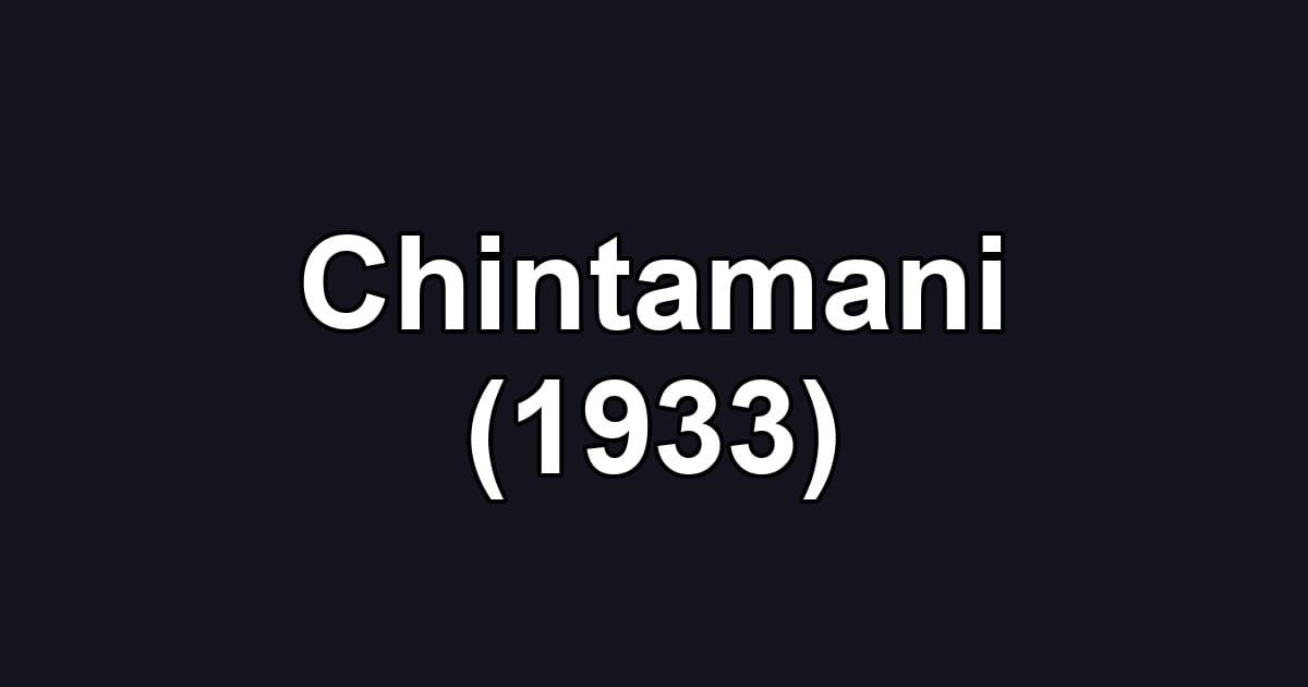 Chintamani (1933)