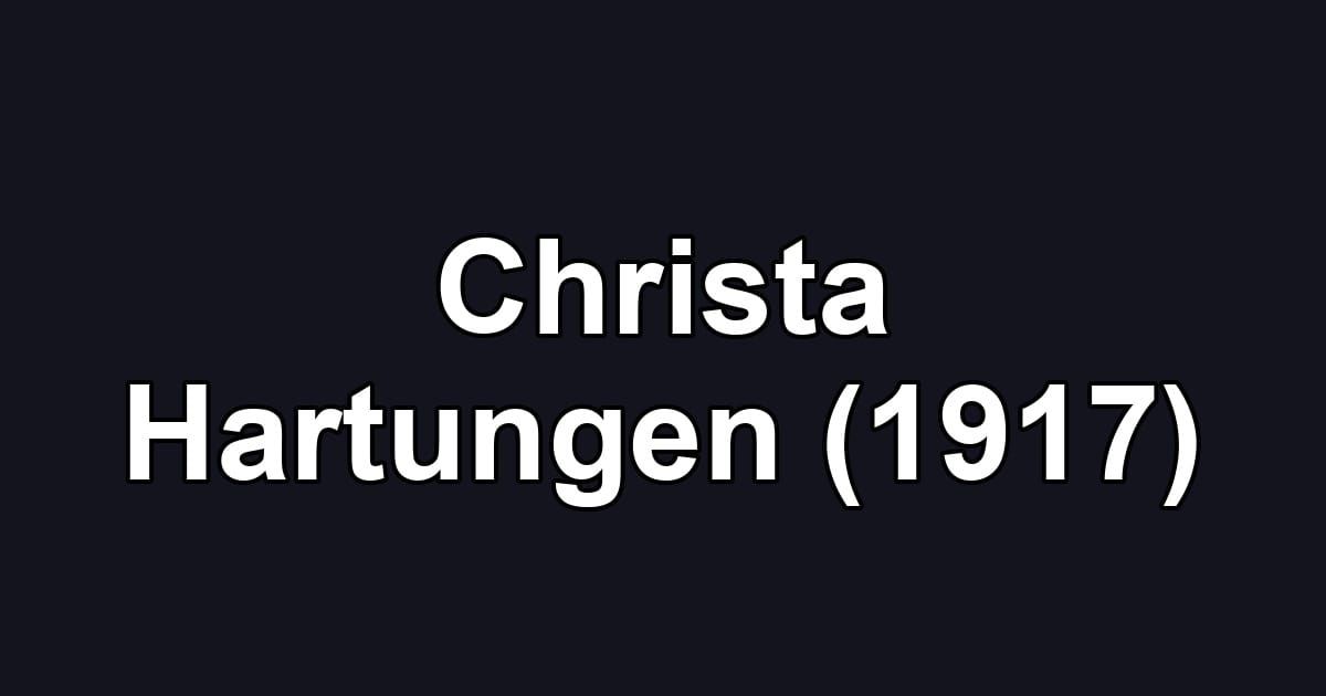 Christa Hartungen (1917)