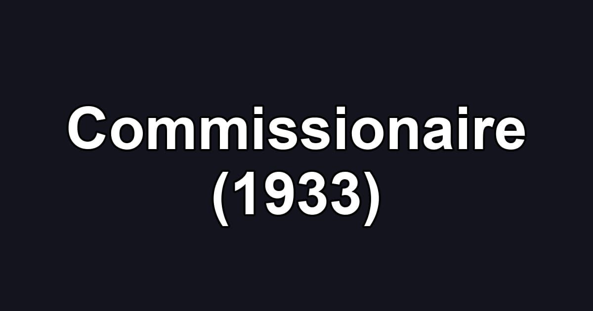 Commissionaire (1933)