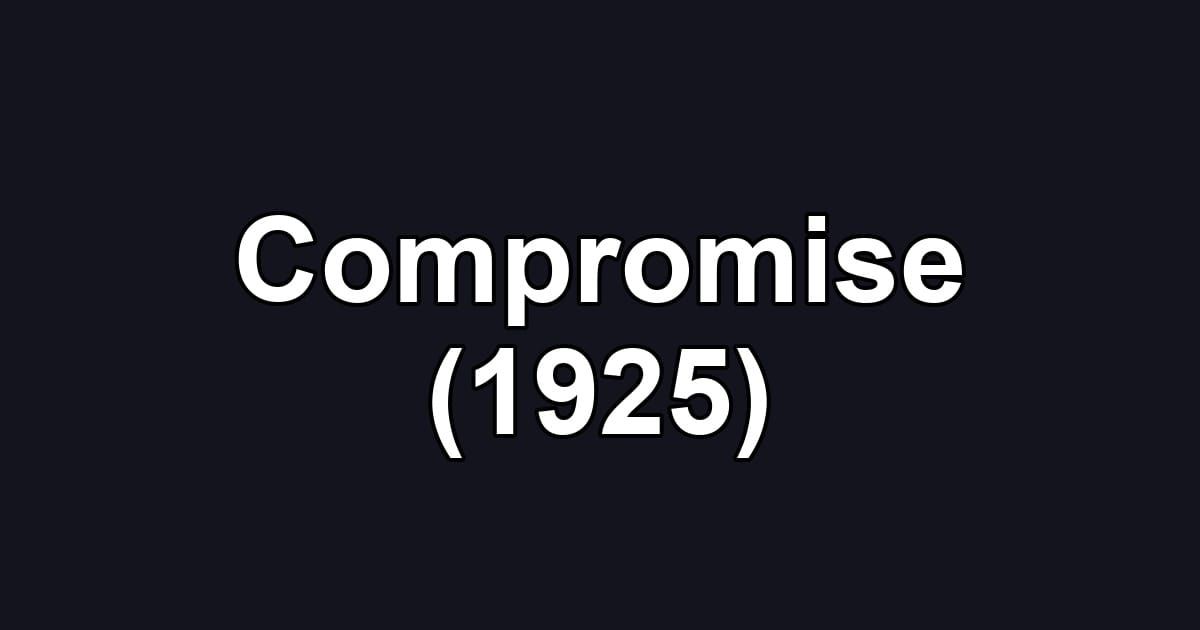 Compromise (1925)