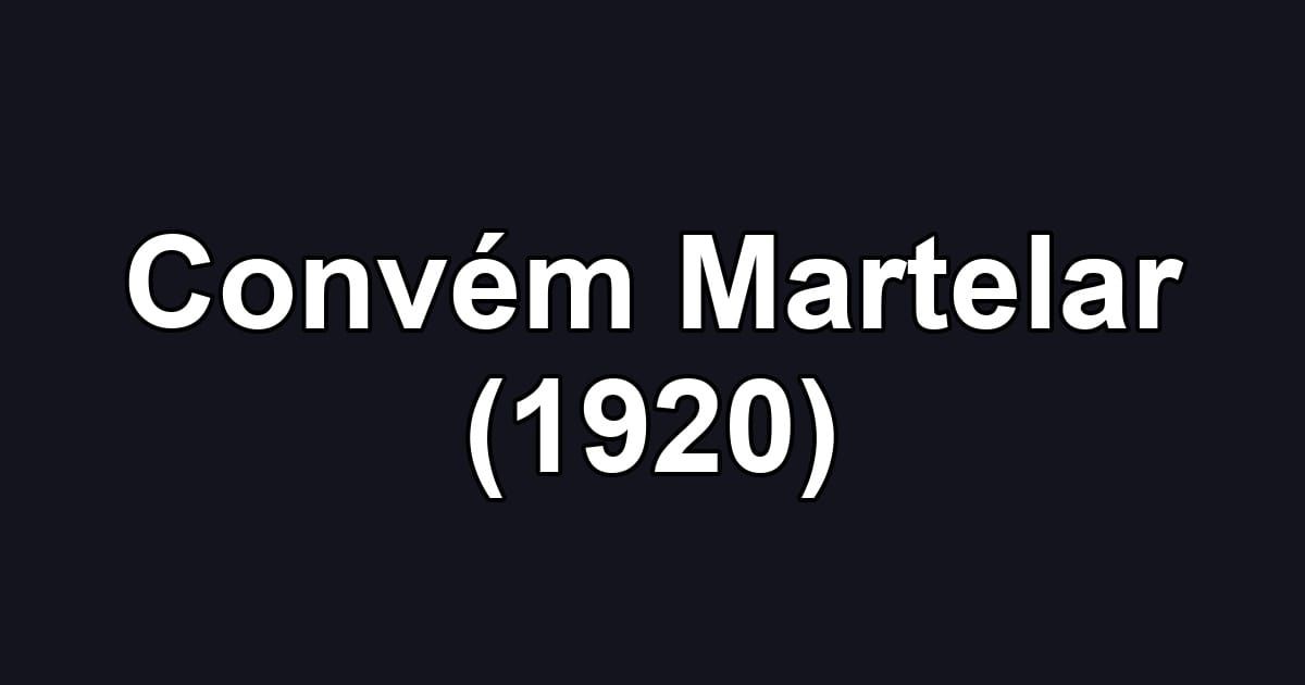 Convém Martelar (1920)