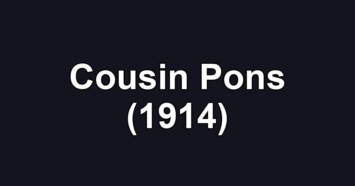 Cousin Pons (1914)