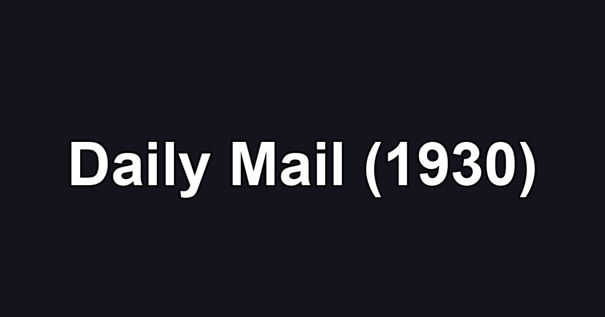 Daily Mail (1930)