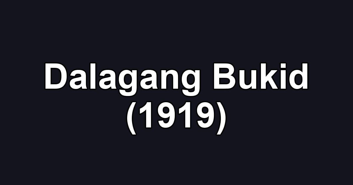Dalagang Bukid (1919)