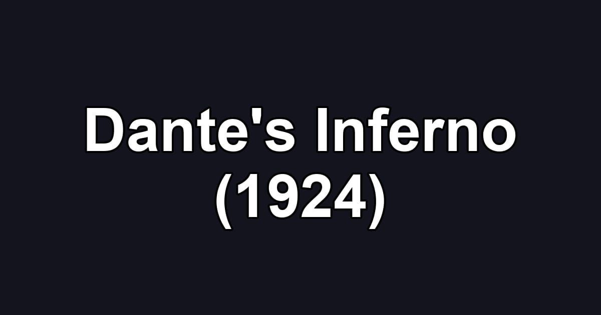 Dante's Inferno (1924)