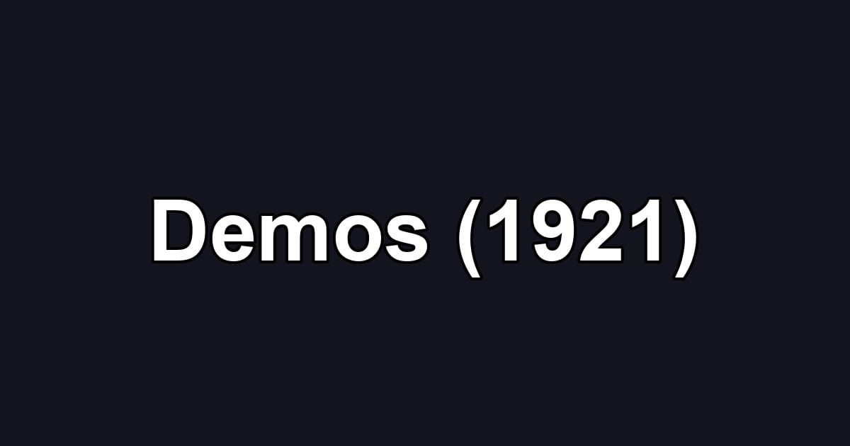 Demos (1921)