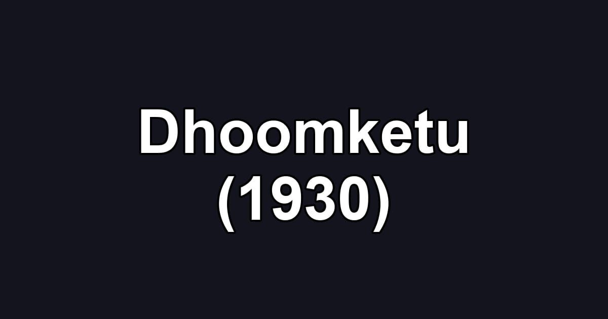 Dhoomketu (1930)