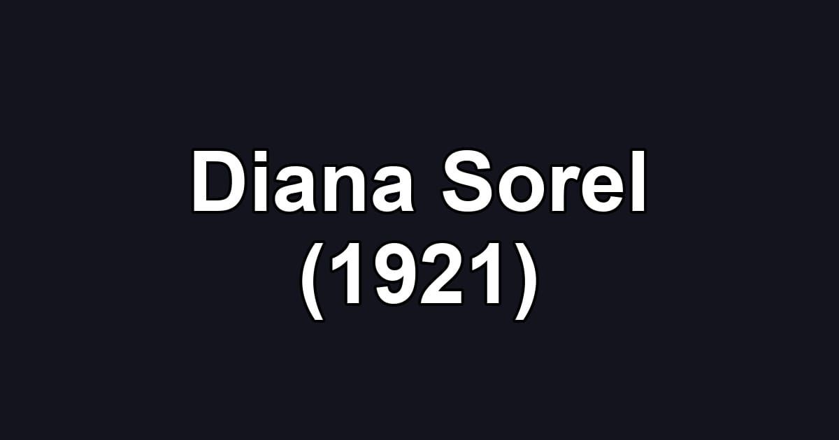 Diana Sorel (1921)