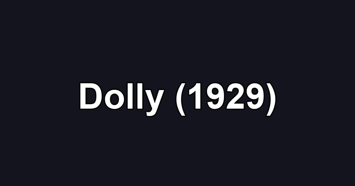 Dolly (1929)