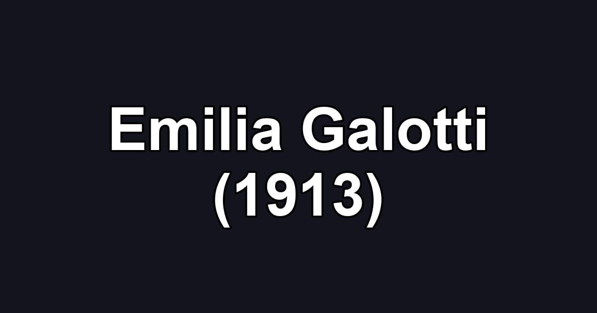 Emilia Galotti (1913)