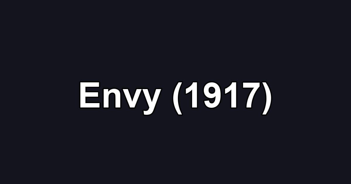 Envy (1917)