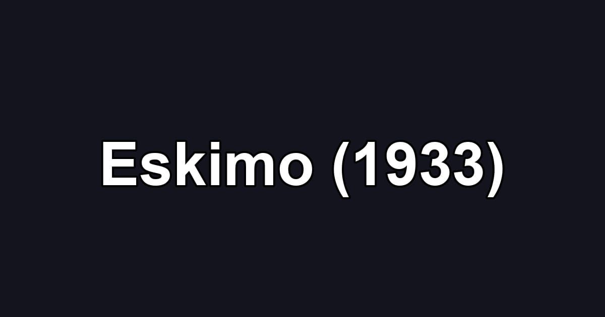 Eskimo (1933)