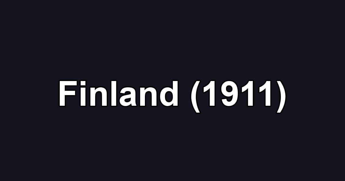 Finland (1911)