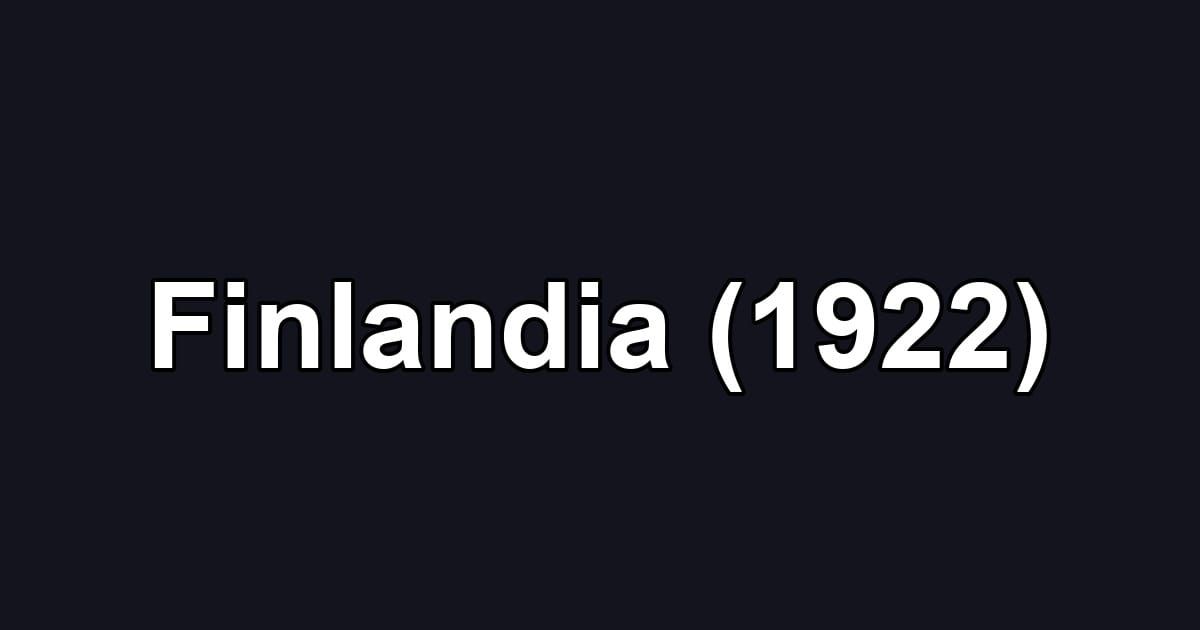 Finlandia (1922)