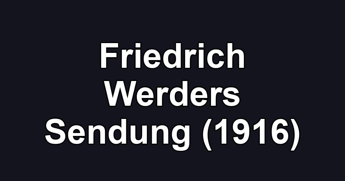 Friedrich Werders Sendung (1916)