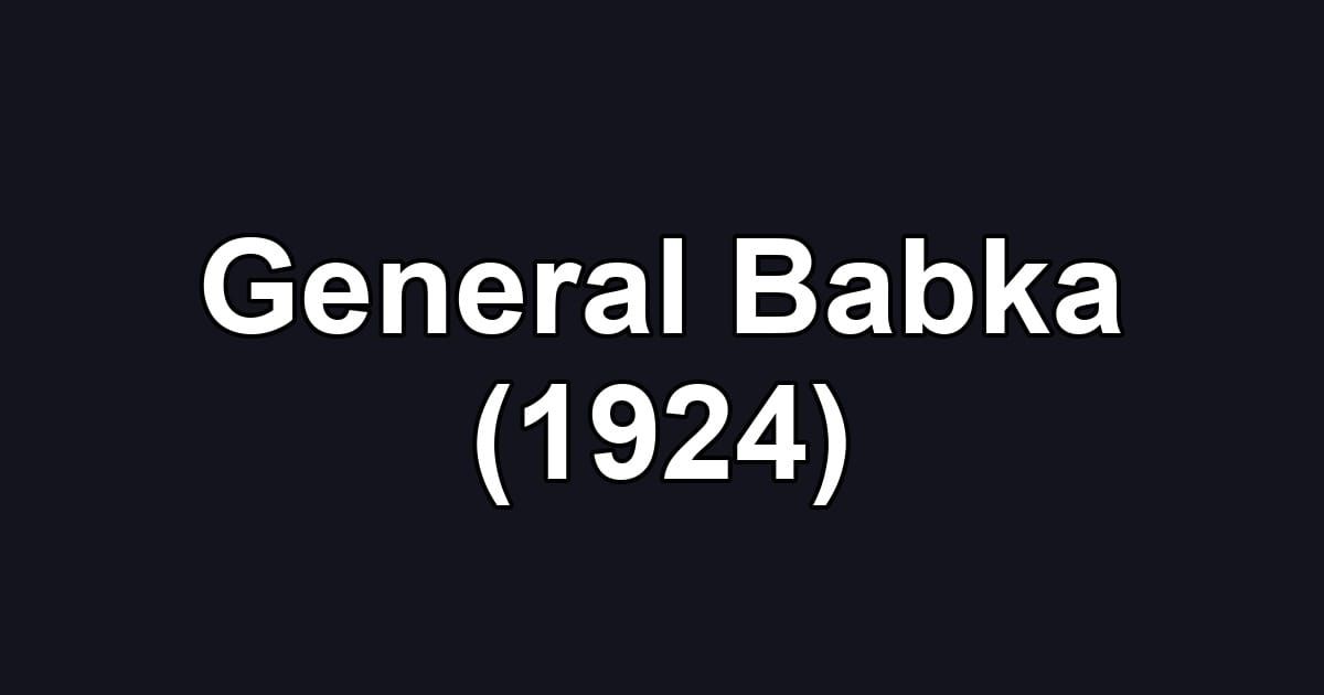 General Babka (1924)