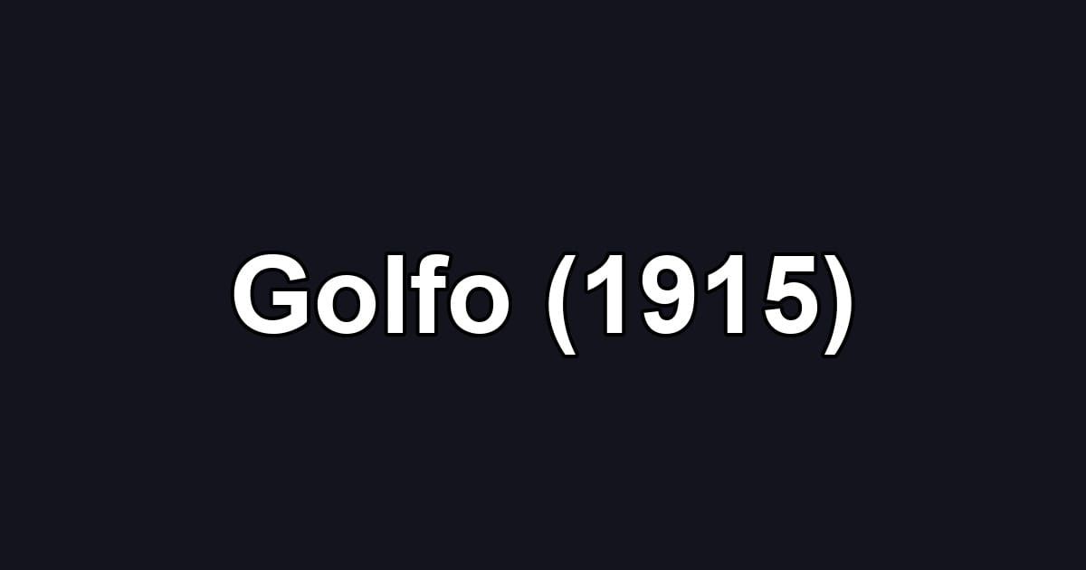 Golfo (1915)