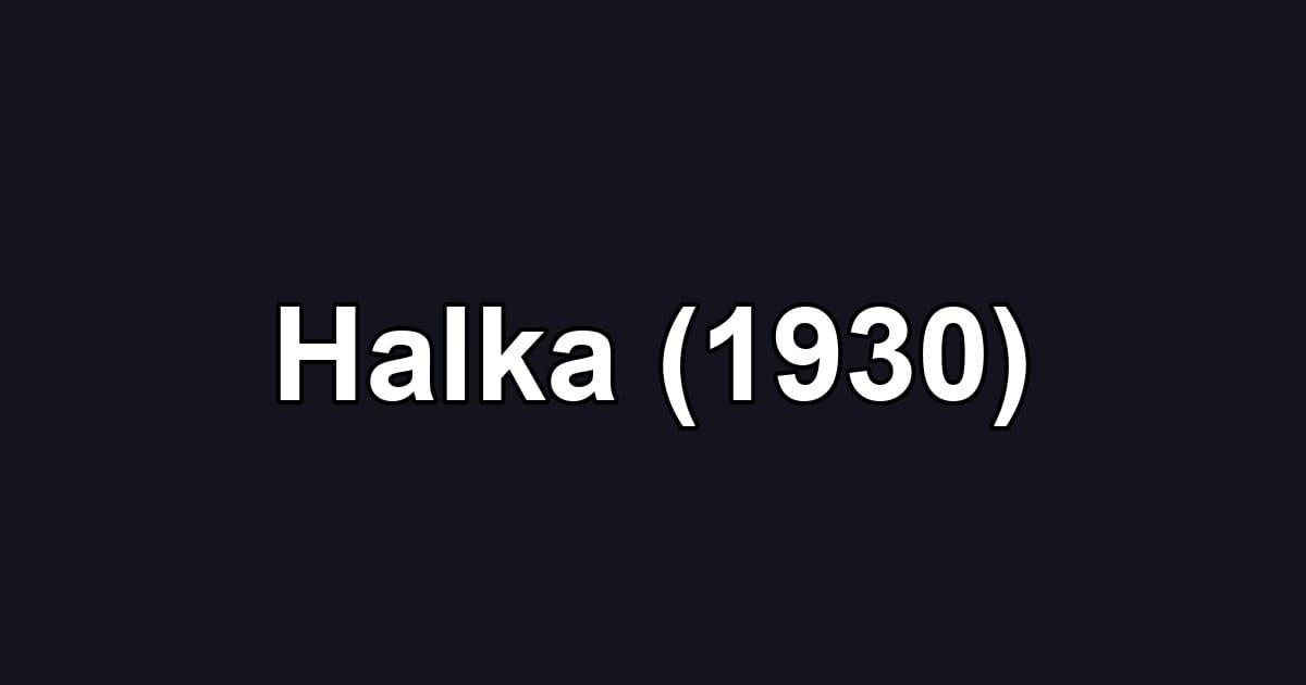 Halka (1930)