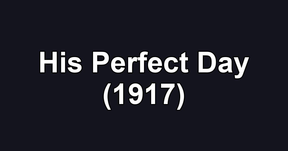 His Perfect Day (1917)