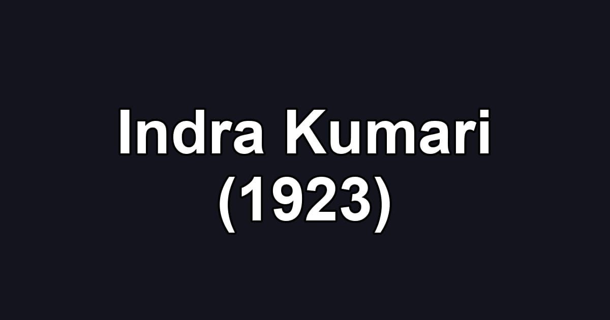 Indra Kumari (1923)