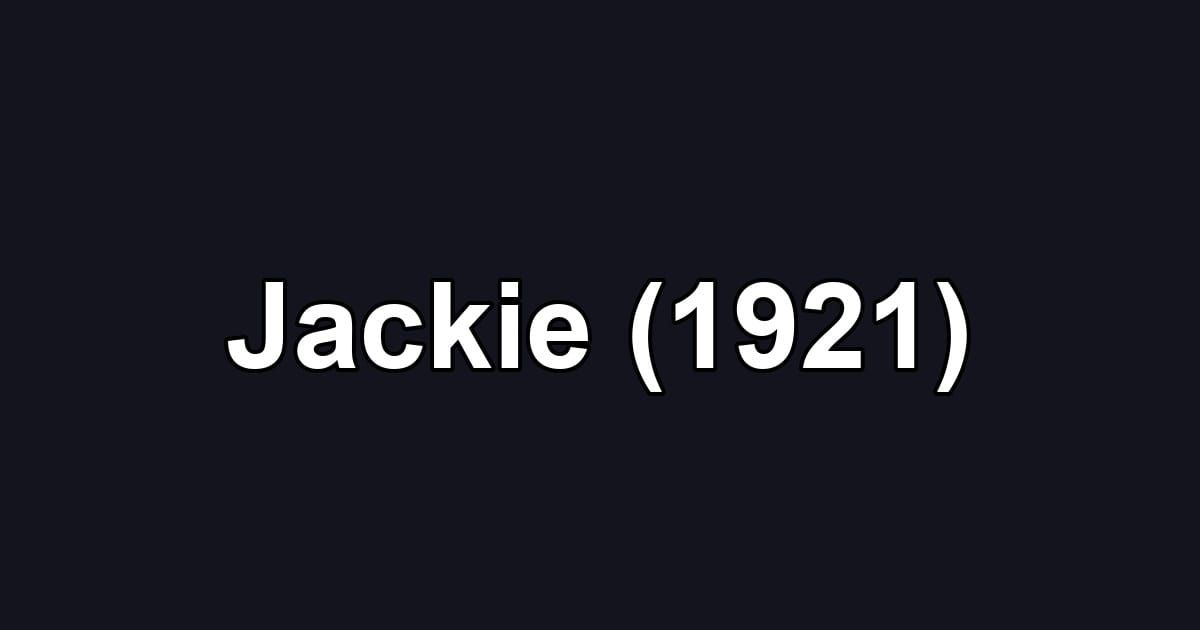 Jackie (1921)