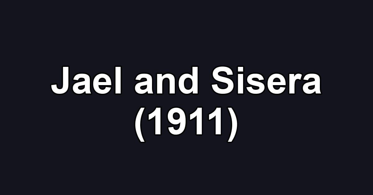 Jael and Sisera (1911)