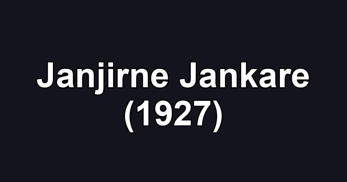 Janjirne Jankare (1927)