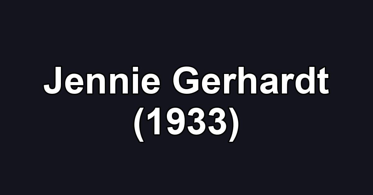 Jennie Gerhardt (1933)