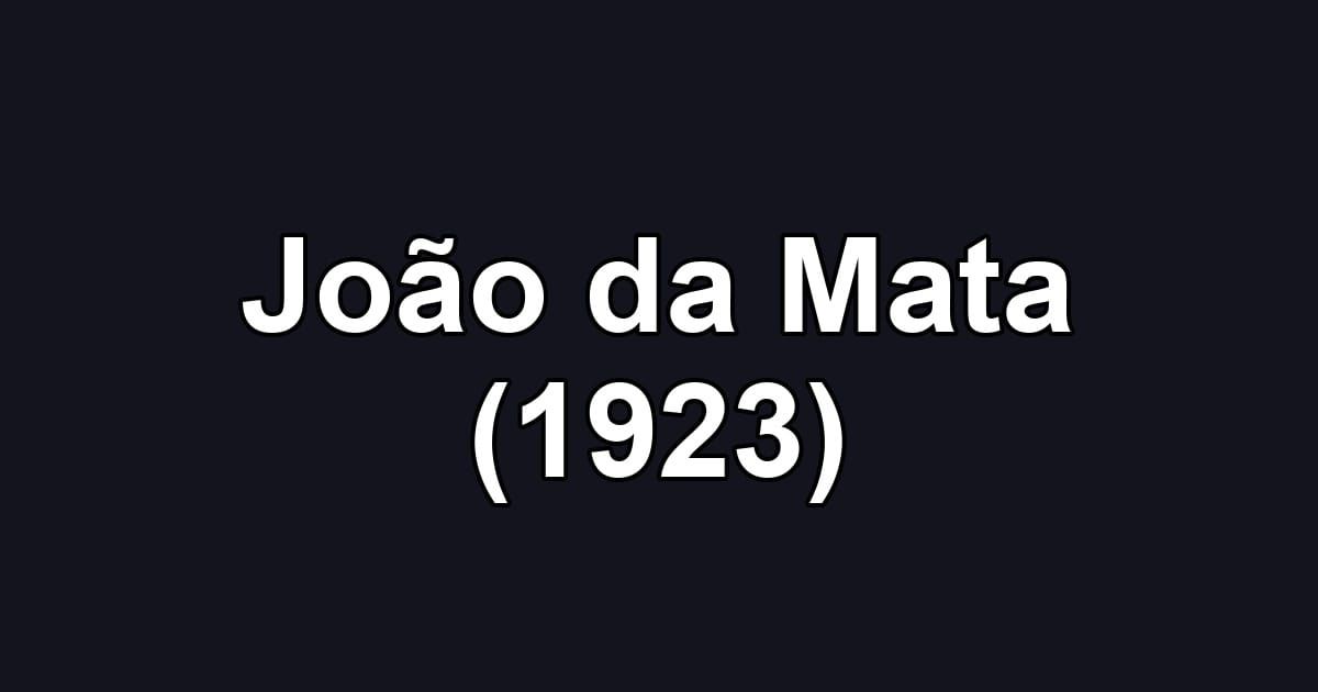 João da Mata (1923)