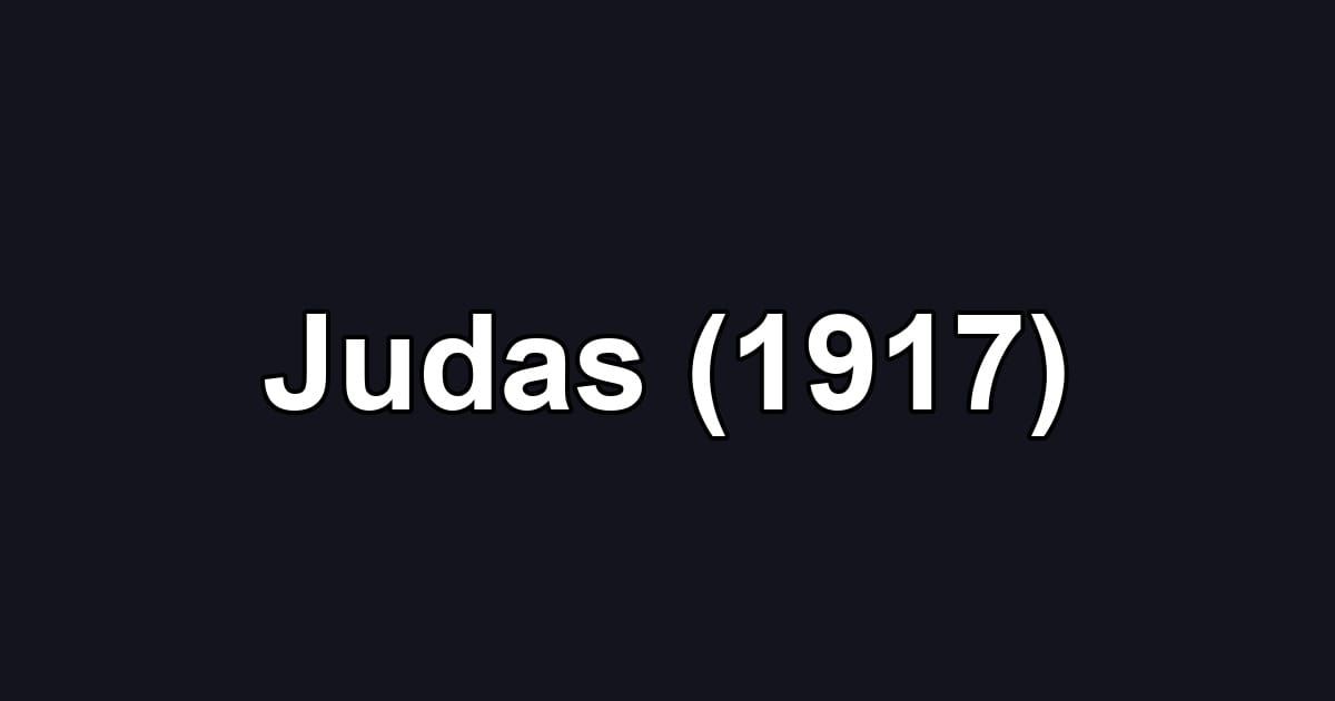 Judas (1917)