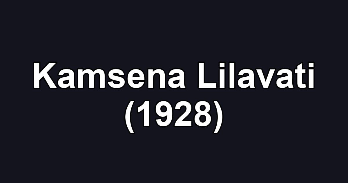 Kamsena Lilavati (1928)