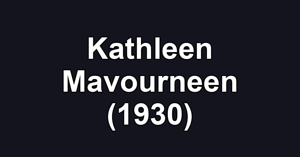 Kathleen Mavourneen (1930)