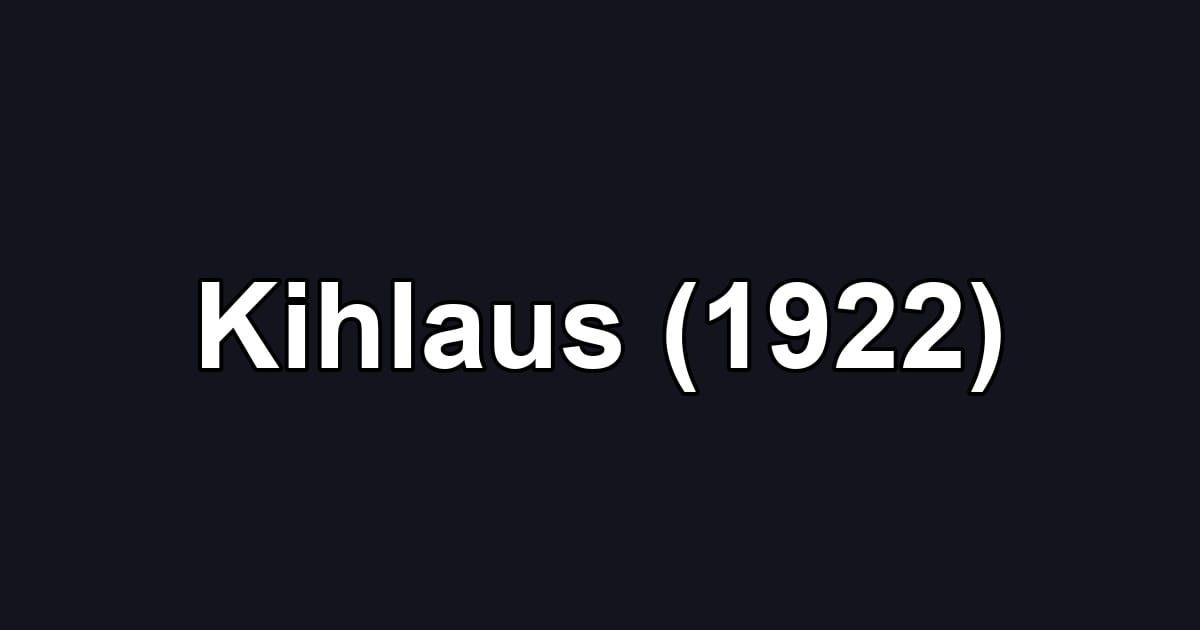 Kihlaus (1922)