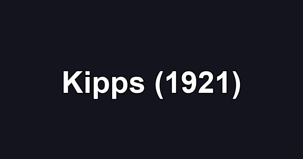 Kipps (1921)