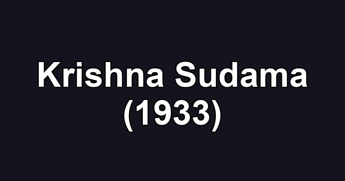 Krishna Sudama (1933)