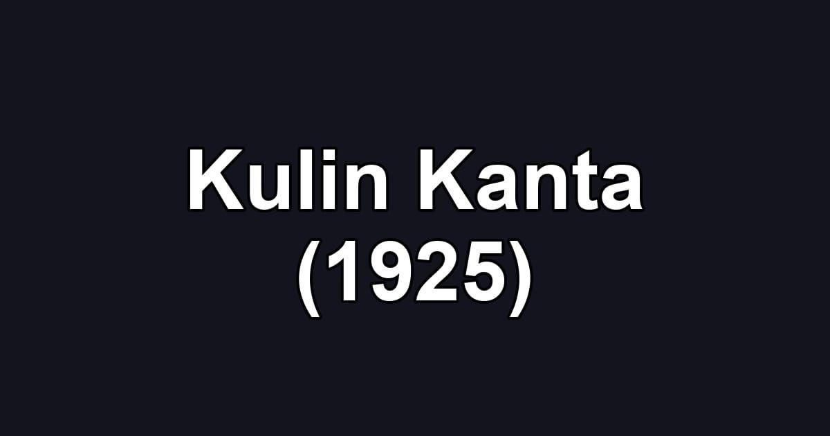 Kulin Kanta (1925)
