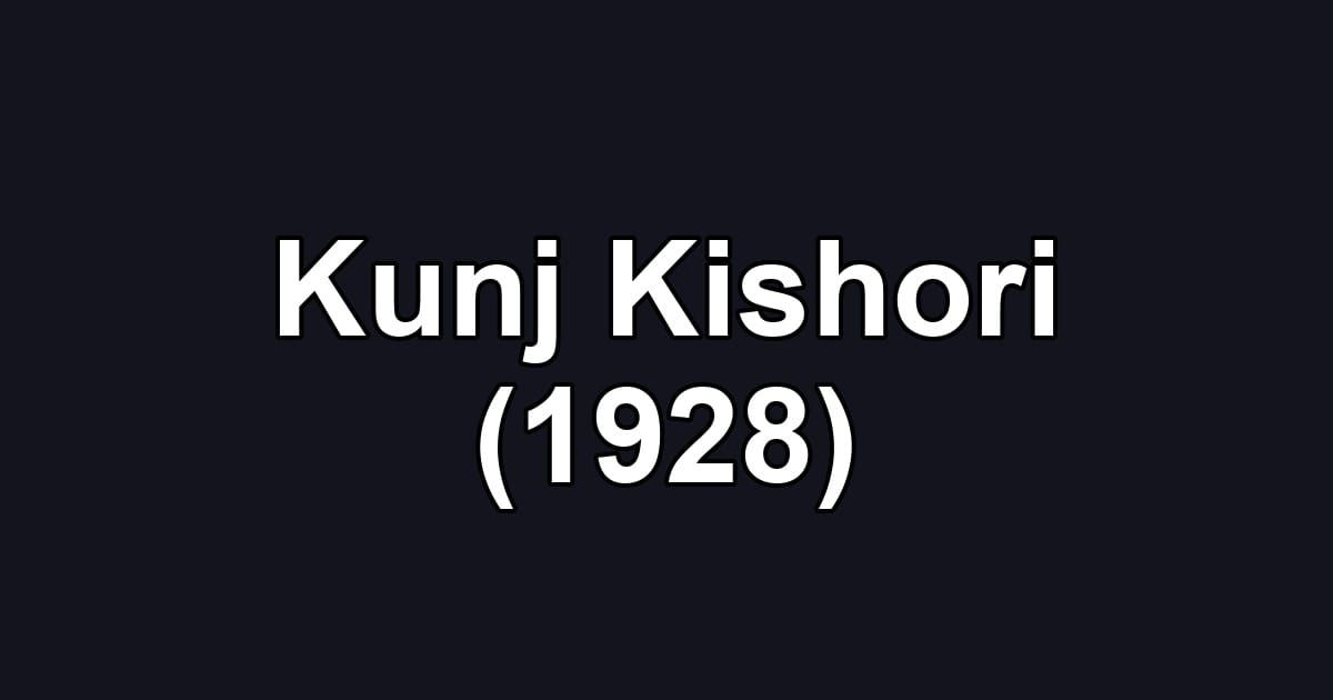 Kunj Kishori (1928)